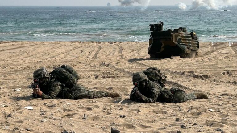 Video: Marines storm beach in US-South Korea amphibious assault drill