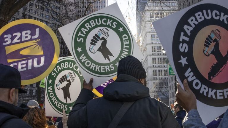 Starbucks shareholders want more information about the company’s anti-union efforts