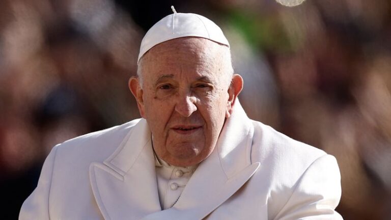 Pope Francis ‘improving’ in hospital with respiratory infection, Vatican says