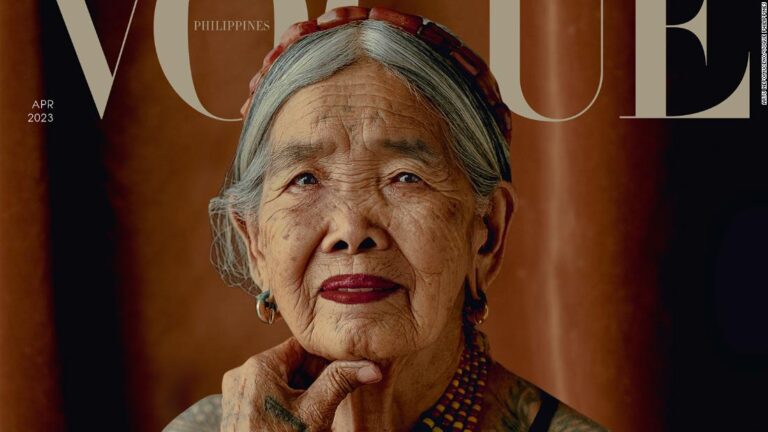 Apo Whang-Od, a 106-year-old from the Philippines, is Vogue’s oldest ever cover model