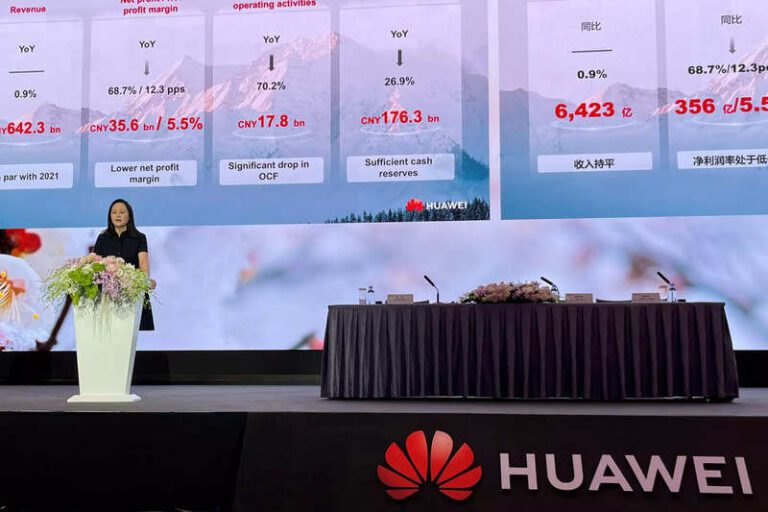 Huawei posts slump in annual profit but ekes out revenue growth