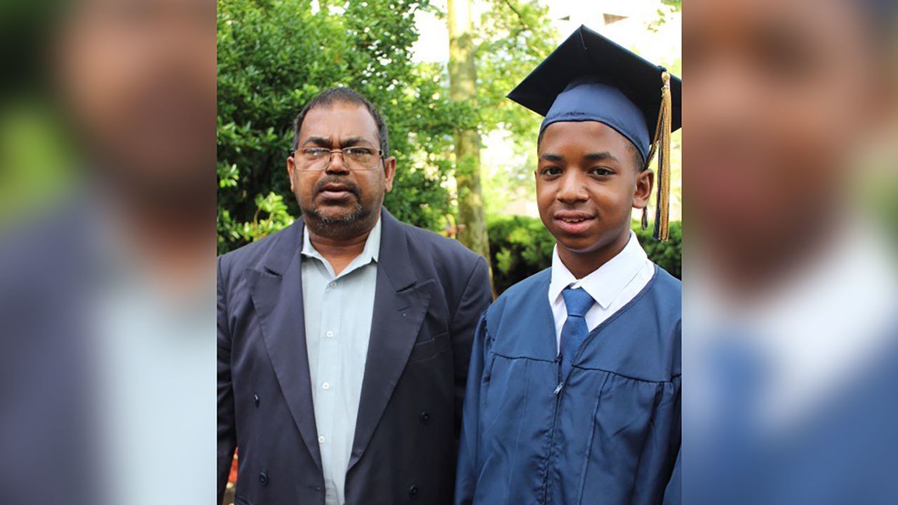 Joseph Fletcher appears with his son Joshua.