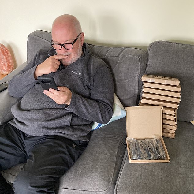 Father of BBC radio star, 61, is stunned to receive 60 pairs of reading glasses in the post