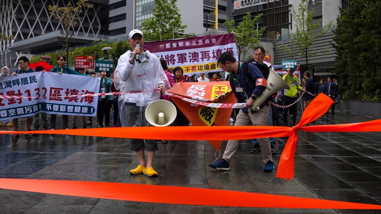 Protesters didn't engage with the media for fear that their demonstration would be canceled. 