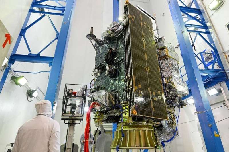 NOAA's GOES-U satellite completes pre-launch acoustics tests