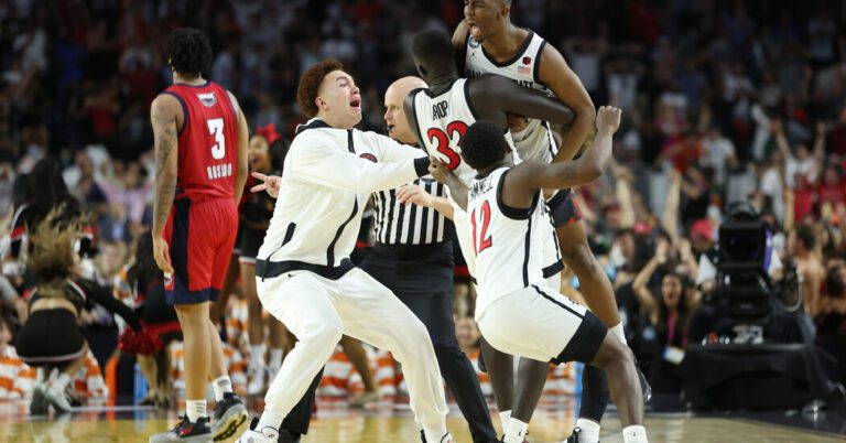 Lamont Butler Hits a Buzzer-Beater to Send San Diego State to the Title Game