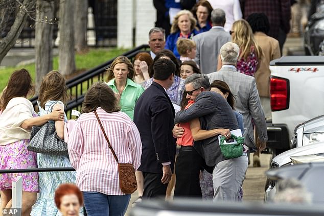 The memorial for Evelyn Dieckhaus marked the first to take place out of the six victims of Hale's deadly rampage