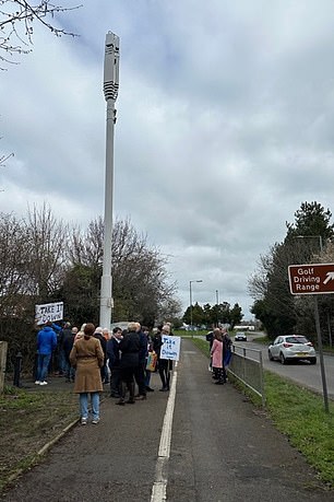 Locals complained that they had no opportunity to object to its installation before it was put up