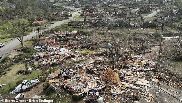 Entire neighborhoods were flattened by the destructive storms