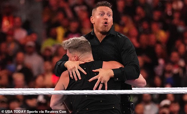 McAfee goaded The Miz into the match as a 'tiny balls' chant rang out around SoFi Stadium