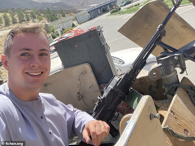 Miles Routledge, 23, first grabbed headlines during the Taliban take-over of Afghanistan last year when he went on 'holiday' to the country and had to be evacuated from Kabul