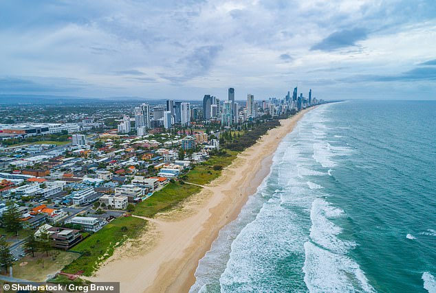 Nick and Soula Hronis' new balcony in Mermaid Waters (pictured) was supposed to cost $16,000 but has ended up costing $500,000