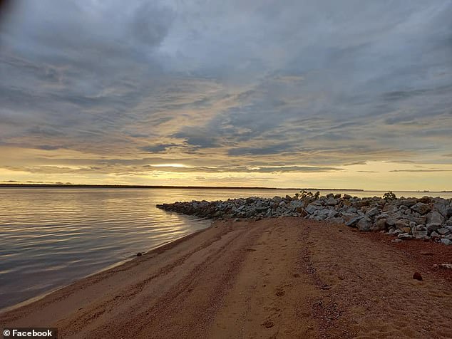 Parents are being urged to keep children away from the water in the area (pictured, Napranum Beach)