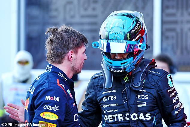 Max Verstappen and George Russell had a bust-up following the Azerbiajan GP Sprint race