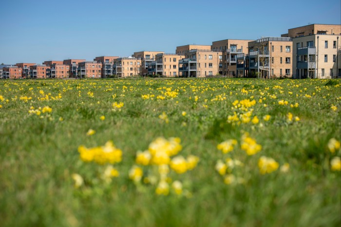 New housing on the outskirts of Cambridge