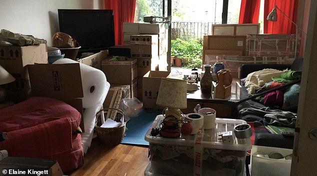 It might seem morbid, but I believe that getting rid of a lifetime's worth of possessions is the ultimate act of love for children. Pictures from Elaine's house clear