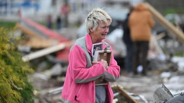 Communities emerge to major destruction after large tornadoes tear through the South and Midwest