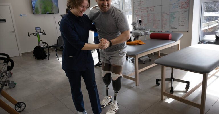 He Lost His Legs in the War in Ukraine, but Not His Will to Run