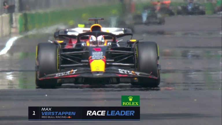 ‘Candy from a baby’ | Verstappen breezes passed Leclerc for the lead | Video | Watch TV Show