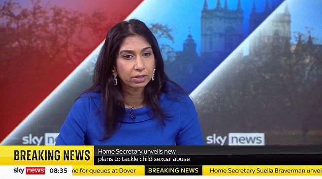 Home Secretary Suella Braverman told to ‘get real’ over child sex abuse