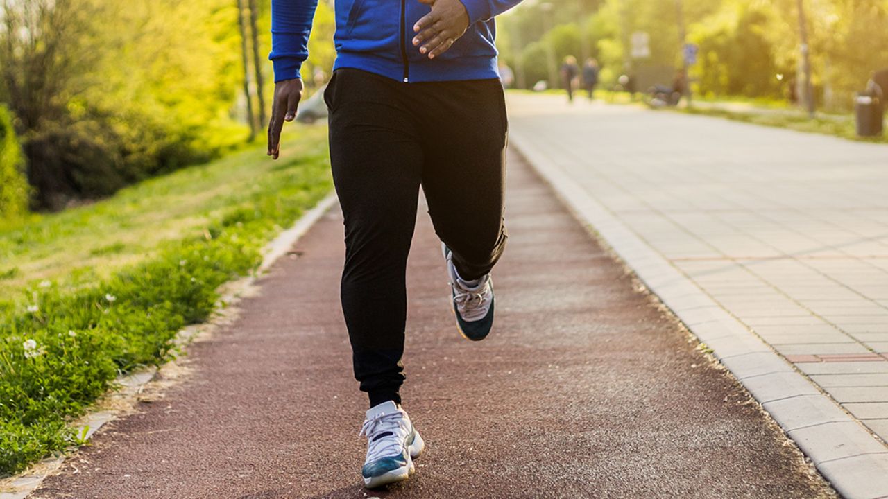 Get stress relief by exercising outdoors. Spending time in nature can boost mental and physical health, according to research.