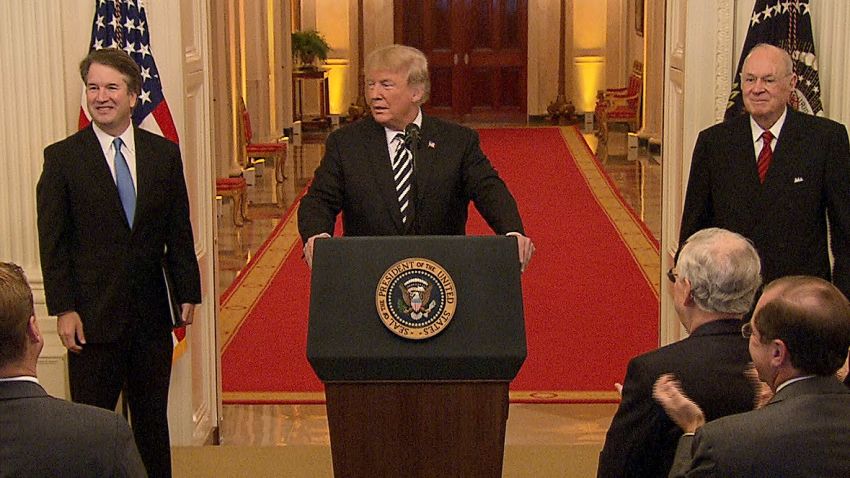 01 trump swears in kavanaugh 1008 SCREENGRAB