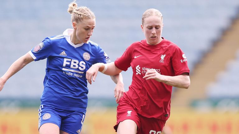 Natasha Dowie is challenged by CJ Bott