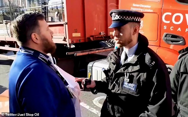 Man calls on police to ‘do their job’ after being told moving Just Stop Oil mob would be assault