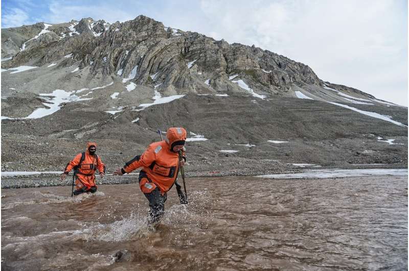 How to map hidden meltwater paths in glaciers and why is it important?