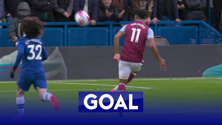 Ollie Watkins’ ‘cheeky’ lob gives Villa lead at Chelsea | Video | Watch TV Show