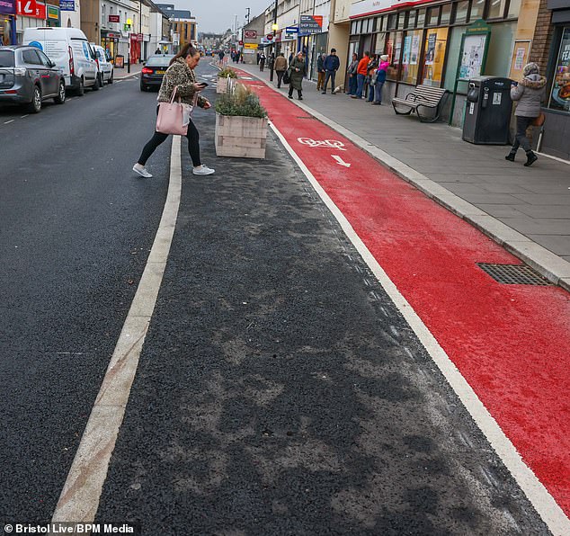 ‘Optical illusion’ bike lane that has injured nearly 60 is used by just three riders an hour