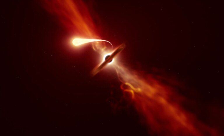 Supermassive Black Hole Tears Apart a Giant Star With “Terrifying” Energy