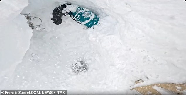 Viral snowboarder who was found buried alive in thick snow breaks his silence on dramatic rescue