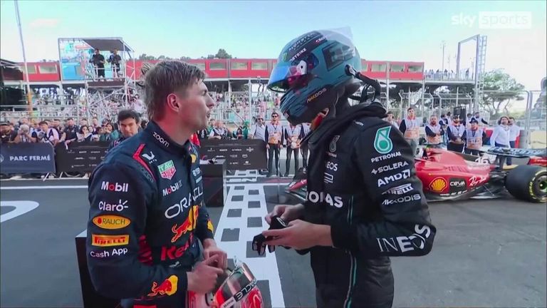 ‘You have to leave the space!’ – Max Verstappen and George Russell clash after Sprint contact | Video | Watch TV Show