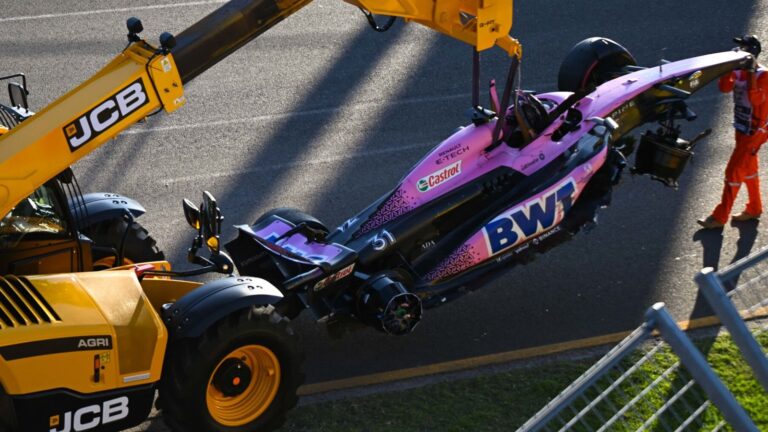 Esteban Ocon forgives Pierre Gasly after Alpine team-mates collide at wild Australian GP