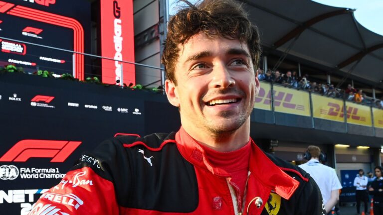 Azerbaijan GP: Charles Leclerc relishing challenge of keeping Red Bulls behind after ‘surprise’ Ferrari pole