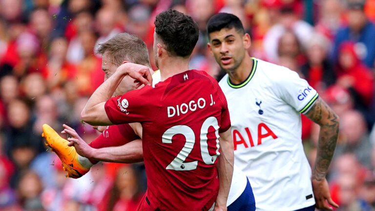 Spurs interim boss Ryan Mason incensed after Diogo Jota escapes ‘clearest of red cards’ before scoring Liverpool’s winner | Football News