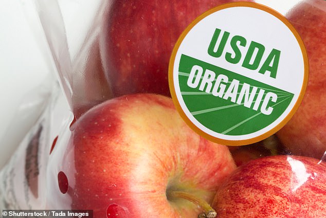 Only foods labelled '100 Percent Organic' or 'Organic' can carry the USDA's official seal