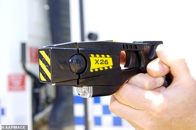 The current Taser X26Ps have integrated cameras that are automatically activated when the weapon is used. They have been discontinued by the NSW Police force