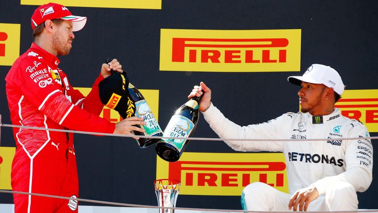 Lewis Hamilton triumphed over Sebastian Vettel in Barcelona in 2017