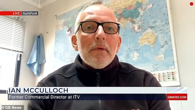 Former ITV commercial director Ian McCulloch said Willoughby appears to be 'clinging on'