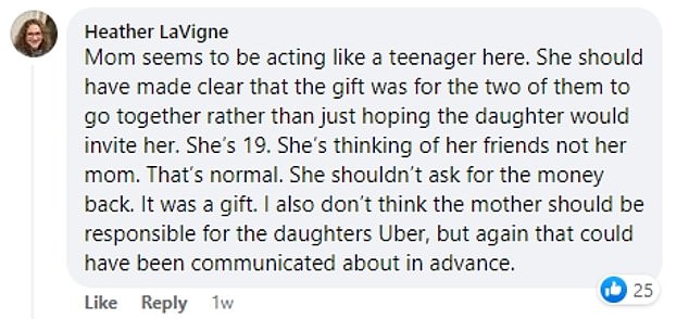 Susan's story, which was shared on Facebook by radio show Country Mornings with Ayla Brown shared, seemed to have divided the internet