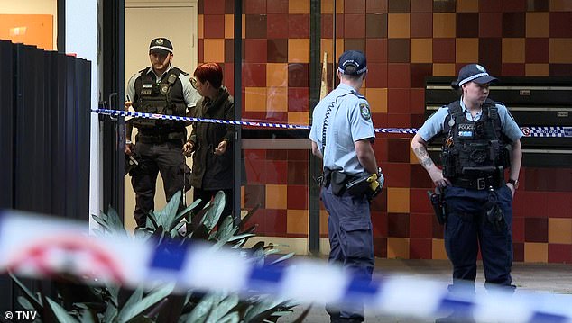 Emergency services were called to the property in south-west Sydney at 4pm after receiving a call from a female relative of the father