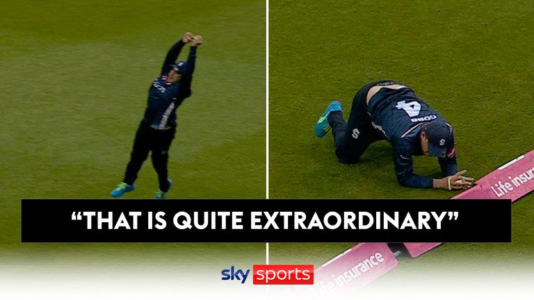 ‘That was going for six for sure’ | Josh Cobb takes wonder catch for Steelbacks | Video | Watch TV Show