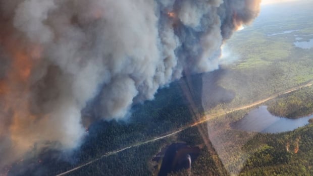 Highway 631 closes again as forest fire moves within 10 km of White River