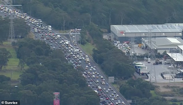 A police investigation into the crash on the M4 (pictured on Thursday) is now underway