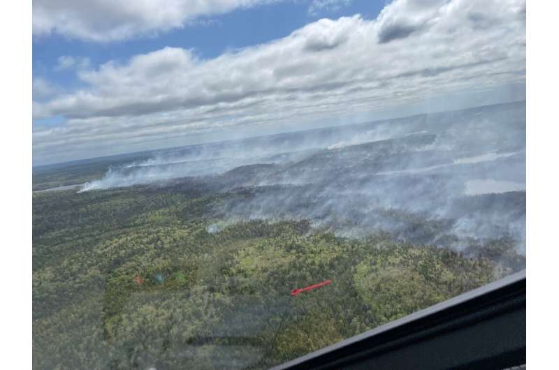 More than 16,000 people were forced to evacuate their homes in Canada's eastern province of Nova Scotia