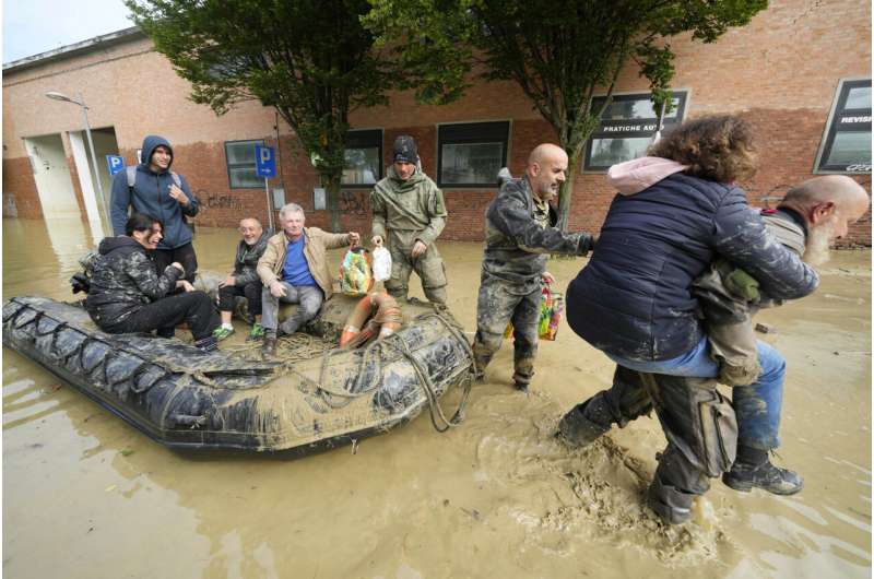 Triple-whammy of cyclones, a 1-in-200-year event, drove Italy's deadly flooding, scientists say