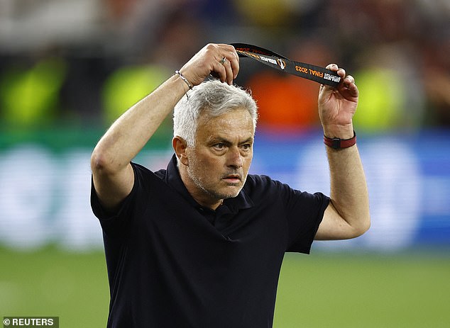 The Roma coach took off his runner up medal and gave it to a fan after the game