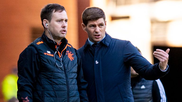 Michael Beale was a coach under Steven Gerrard at Rangers 